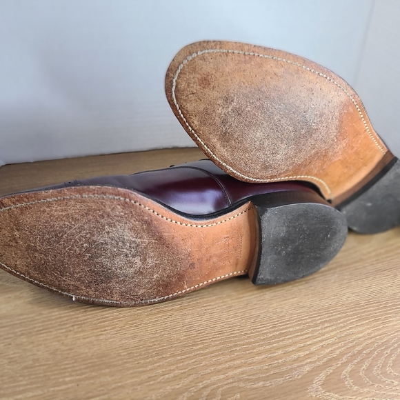 (0000) Johnston & Murphy Men's Aristocrat Cap Toe, Size: 8.5 D, Color: Burgundy - Picture 14 of 14